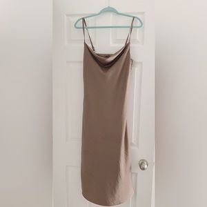 Satin Adidas slip dress